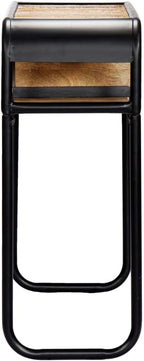 Console Table with 1 Drawer and 2 Compartments, 46.5"x11.8"x29.5" Solid - Image 4