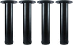 QLLY 10 Inch Adjustable Metal Coffee Table Legs, Heavy Duty Round Furniture Legs by QLLY