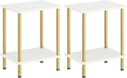 HOOBRO End Tables Set of 2, Small Side Table, Nightstand by HOOBRO