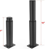 7"-12" Metal Adjustable Legs, Adjustable Height Replacement Legs - Image 2
