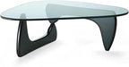 EASYSOUL Modern Glass Coffee Table, 32.68" D x 22.44" W x 15.75" H, Abstract - Image 6