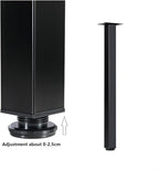 LCSDLHLSY Table Legs 28 inch, Adjustable Metal Furniture Legs, DIY Computer - Image 4