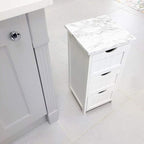 practicalWs Marble Paper Granite Gray/White Roll Kitchen Countertop Cabinet - Image 6