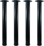 QLLY 22 inch Adjustable Metal Desk Legs, Heavy Duty Furniture Table Legs by QLLY