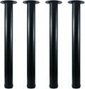 QLLY 20 inch Adjustable Metal Desk Legs, Heavy Duty Furniture Table Legs by QLLY
