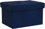 LINMAGCO Small Velvet Ottoman - Image 4