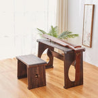Asian Style Wooden Coffee Table Vintage Guqin Table Japanese Tea/Sofa/Table - Image 5