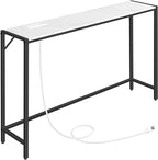 MAHANCRIS Console Table, Narrow Sofa Table Behind Couch, 43.3” Entrance Table by MAHANCRIS