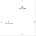 Dulles Glass 10 inch Square Glass Table Top - Image 3