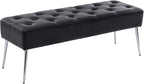 DUHOME Button-Tufted Ottoman Bench, Upholstered Bedroom Benches Footrest Stool by DuhomeElegantLifestyle