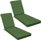 AAAAAcessories Outdoor Chaise Lounge Cushions, Fade-Resistant, Waterproof Patio by AAAAAcessories