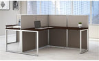 Bush Business Furniture Double Cubicle Desk - Image 2