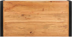 Coffee Table 47.2"x23.6"x15.7" Solid Acacia Wood, Side Table, Center Table - Image 5