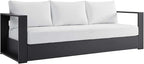 Modway Tahoe Aluminum 4-Piece Outdoor Patio Set in Gray White - Image 6