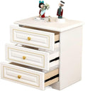 Side Tables Bedroom Light Luxury Solid Wood Bedside Table, Simple Home Storage by Unknown