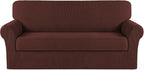 Turquoize Stretch Sofa Slipcover 2 Pieces Sofa Cover Couch Cover by Turquoize