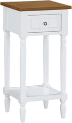 Convenience Concepts French Country Khloe 1 Drawer Accent End Table 14" by ConvenienceConcepts