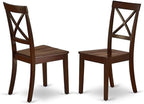 East West Furniture BOC-MAH-W Boston Dining Chairs by EastWestFurniture