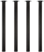 QLLY 30 inch Adjustable Metal Desk Legs, Heavy Duty Furniture Table Legs by QLLY