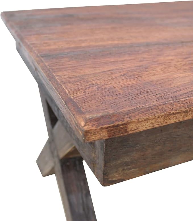 Rustic Farmhouse Rectangular Coffee Table - Image 5