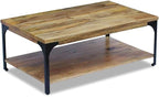 Solid Mango Wood Coffee Table - Image 4