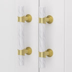 Rergy Cabinet Handles Marble Drawer Pulls and Knobs, T-Bar Hardware - Image 3