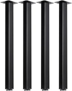 LCSDLHLSY Table Legs 32 inch, Adjustable Square Furniture Legs, by LCSDLHLSY