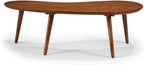 Mid Century Modern Abstract Shaped Coffee Table/Solid Wood/White Finish - Image 10