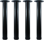 QLLY 16 Inch Adjustable Metal Coffee Table Legs, Heavy Duty Round Furniture Legs by QLLY