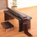 Rustic Side Table Wooden Floor Table - Image 2