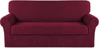 Turquoize Stretch Sofa Slipcover 2 Pieces Sofa Cover Couch Cover by Turquoize