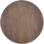 Pemberly Row Round Wood Accent Table, 26.5" High, Rustic Natural Finish - Image 5