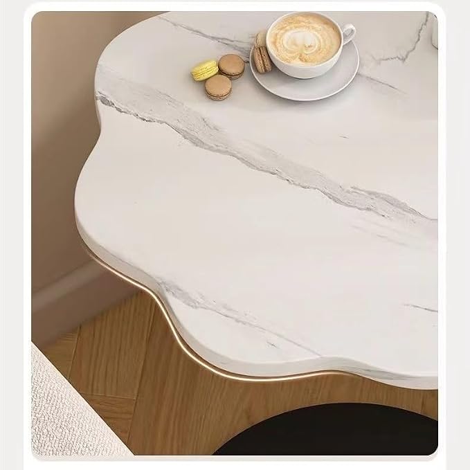 Nordic-Style Light Luxury Side Table Minimalist Bedside Storage Rack Living - Image 4