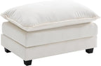 Ihanherry Ottoman for Modular Sectional Cloud Sofa, Chenille Deep Seat Couch - Image 3