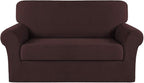 Turquoize Stretch Sofa Slipcover 2 Pieces Sofa Cover Couch Cover by Turquoize