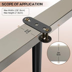 4Pcs Bed Frame Support Leg, Adjustable Height 5"-8.6", Extra Sturdy Steel Bed - Image 7