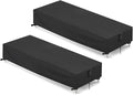 Chaise Lounge Covers, 2 Pack Waterproof Outdoor Lounge Chair Covers by Yourpatiocoverexpert