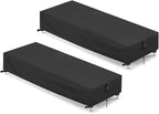 Chaise Lounge Covers, 2 Pack Waterproof Outdoor Lounge Chair Covers by Yourpatiocoverexpert