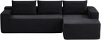 96 Inch Cloud Sectional Couch, Modern Modular Sectional Sofa - Image 7