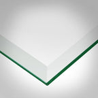 Dulles Glass 22 inch Square Glass Table Top - Image 4