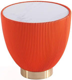 Manhattan Comfort Anderson Modern 18" Round End Table 2.0 | Ceramic Marble - Image 6