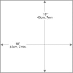 Dulles Glass 18 inch Square Glass Table Top - Image 3