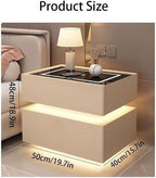 Smart Nightstand with Wireless Charging and Touch Sensing, Night Table Bedside - Image 2