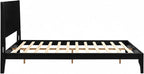 Merax Queen Size Bamboo Platform Bed, Mid-Century Modern Bed Frame - Image 7