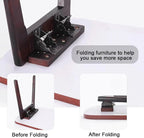 4 Pack Folding Brackets for Table Bed Leg Feet, Self-Lock Hinge Hardware - Image 7