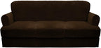 CUCRAF T Cushion Sofa Cover 4 Piece Slipcovers, Soft Thick Velvet Couch Cover by CUCRAF