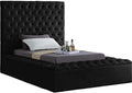 Meridian Furniture Bliss Collection Modern | Contemporary Velvet Upholstered Bed by MeridianFurniture