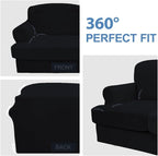 CUCRAF T Cushion Sofa Cover 3 Piece Loveseat Slipcovers, Soft Thick Velvet - Image 6