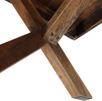 Handmade Rustic Farmhouse Coffee Table from Mixed Recycled Woods, 43.3 x 23.6 x - Image 6