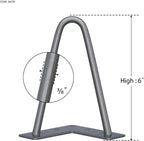 SMARTSTANDARD 6 Inch Heavy Duty Hairpin Furniture Legs, Metal Home DIY Projects - Image 8